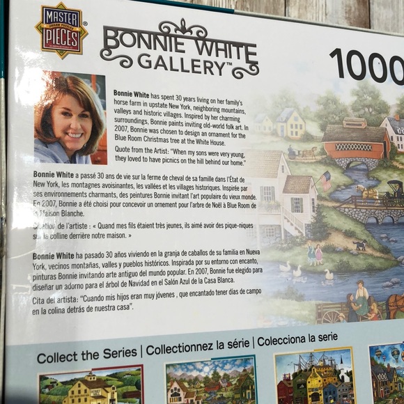 1000 piece “Bonnie White Gallery” scenic jigsaw puzzle - Picture 3 of 5